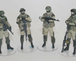 Комплект фигурок Солдаты Спецназа России (летний  камуфляж) (комиссия)