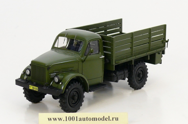 ГАЗ-63 Производитель: DIP Models Ltd.Масштаб: 1:43Артикул: 106301Материал: металл, пластик