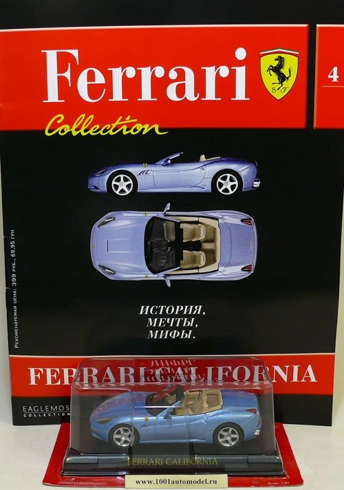 Ferrari California серия &quot;Ferrari Collection&quot; вып.№4 (комиссия) FC004(k171)