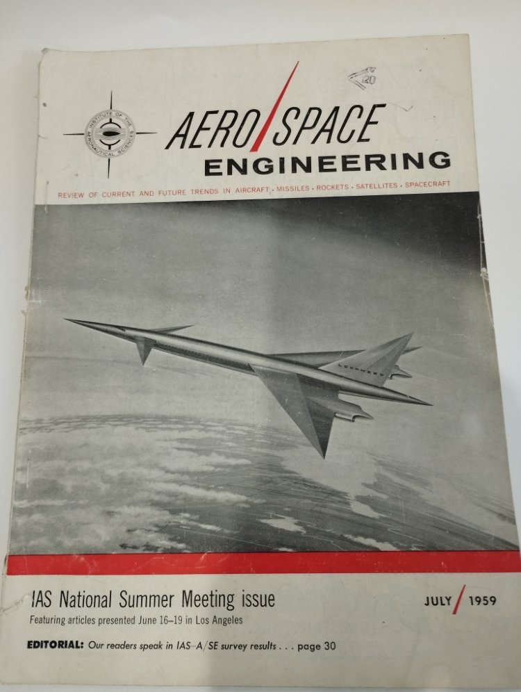 журнал &quot;AeroSpace Engineering&quot; -July,1959 (раритет) mag-AEROSpace07/59(k119)